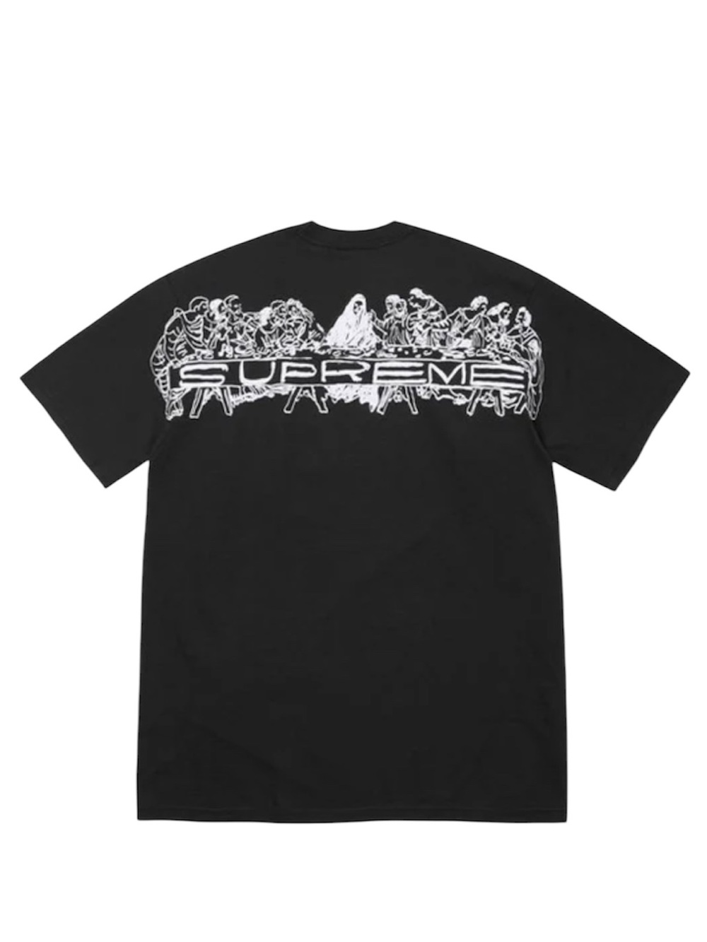 Supreme Supper Tee Black SS26 NWT Size Medium Last Supper Graphic